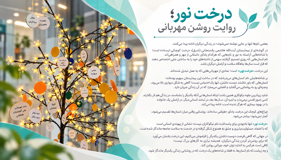 درخت نور؛ روایت روشن مهربانی
